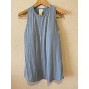 Shebird Brami Freedom Tank Top Racerback Blue Sz M Gym Yoga Built In Bra NWT